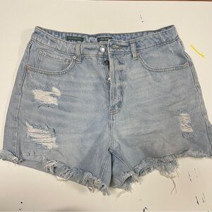 Wild Fable Light Blue Ripped Jean Shorts